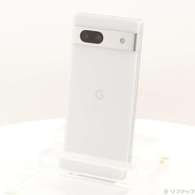 (中古)GOOGLE Google Pixel 7a 128GB スノー au SIMフリー(377-ud)