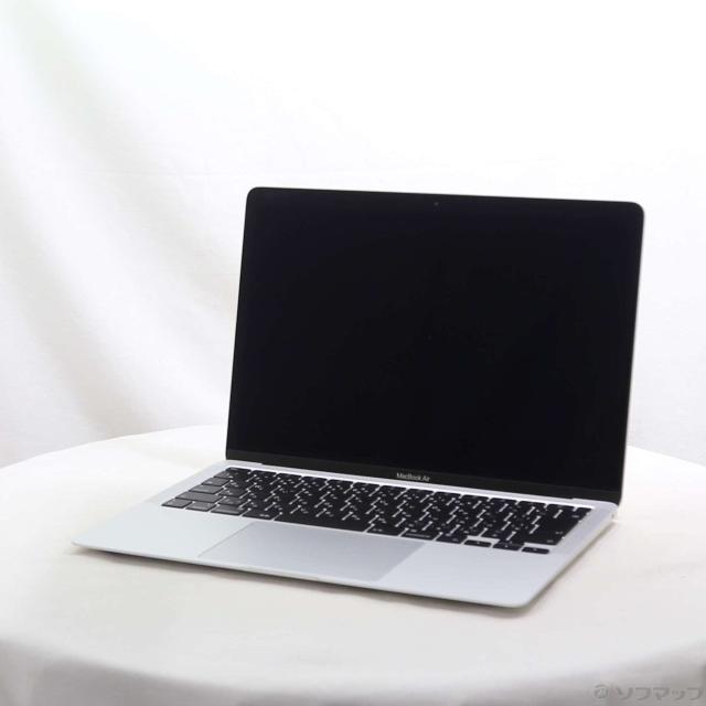 (中古)Apple MacBook Air 13.3-inch Late-2020 MGN93J/A Apple M1 8コアCPU_7コアGPU 8GB SSD256GB シルバー (14.7 Sonoma)(371-ud)