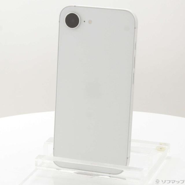 (中古)Apple iPhone16e 128GB ホワイト MD1R4J/A SIMフリー(258-ud)