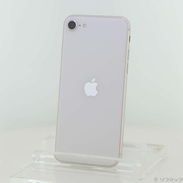 中古)Apple iPhone SE 第3世代 64GB スターライト MMYD3J/A SIMフリー