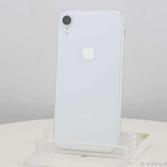 (中古)Apple iPhoneXR 64GB ホワイト MT032J/A SIMフリー(251-ud)