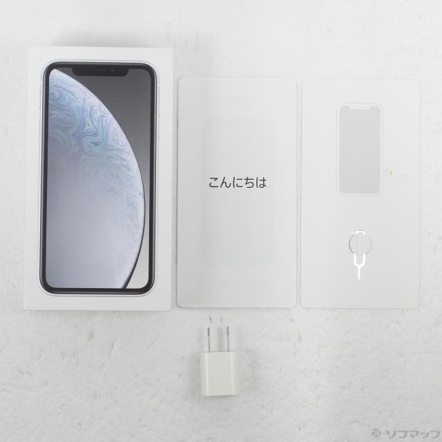 (中古)Apple iPhoneXR 64GB ホワイト MT032J/A SIMフリー(251-ud)_4