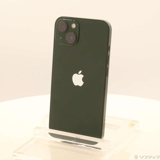 (中古)Apple iPhone13 512GB グリーン MNGJ3J/A SIMフリー(377-ud)