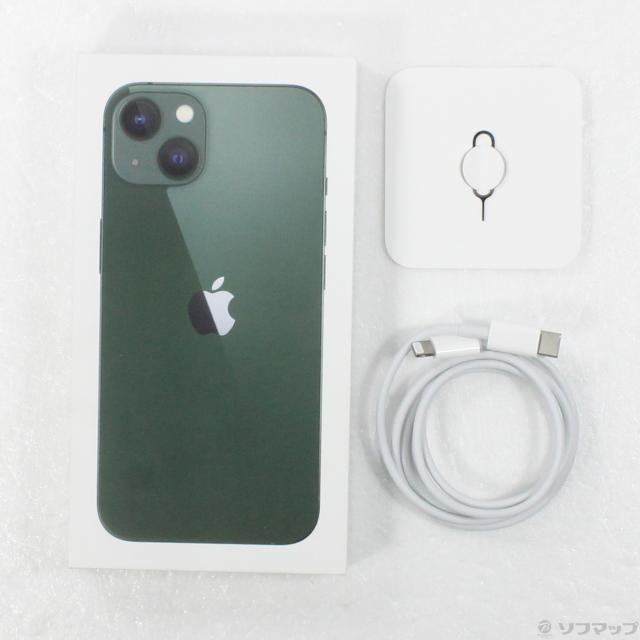 (中古)Apple iPhone13 512GB グリーン MNGJ3J/A SIMフリー(377-ud)_4