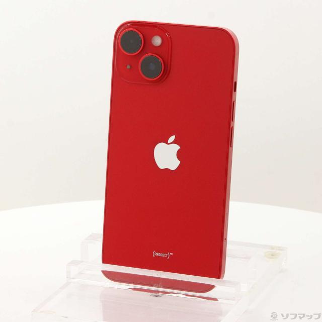(中古)Apple iPhone14 128GB プロダクトレッド MPV93J/A SIMフリー(198-ud)