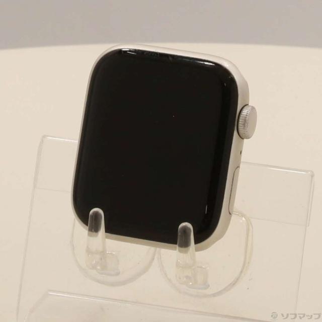 (中古)Apple Apple Watch SE 第2世代 GPS 44mm スターライトアルミニウムケース バンド無し(377-ud)