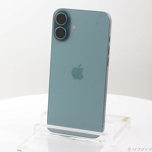 (中古)Apple iPhone16 Plus 256GB ティール MXVL3J/A SIMフリー(305-ud)