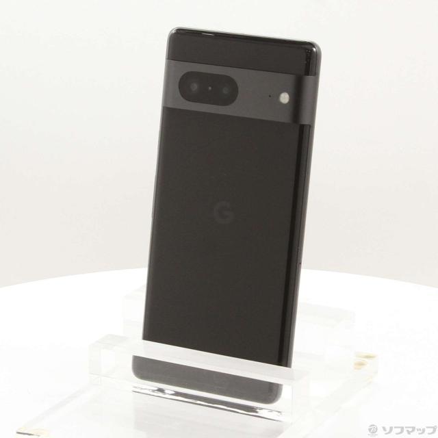 (中古)GOOGLE Google Pixel 7 128GB オブシディアン GA03923 au SIMフリー(377-ud)