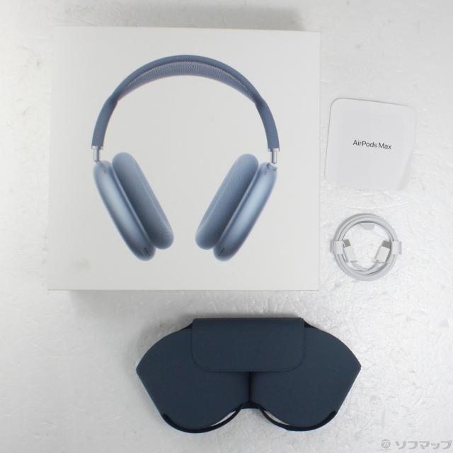 (中古)Apple AirPods Max (USB-C) ブルー MWW63ZA/A(377-ud)_4