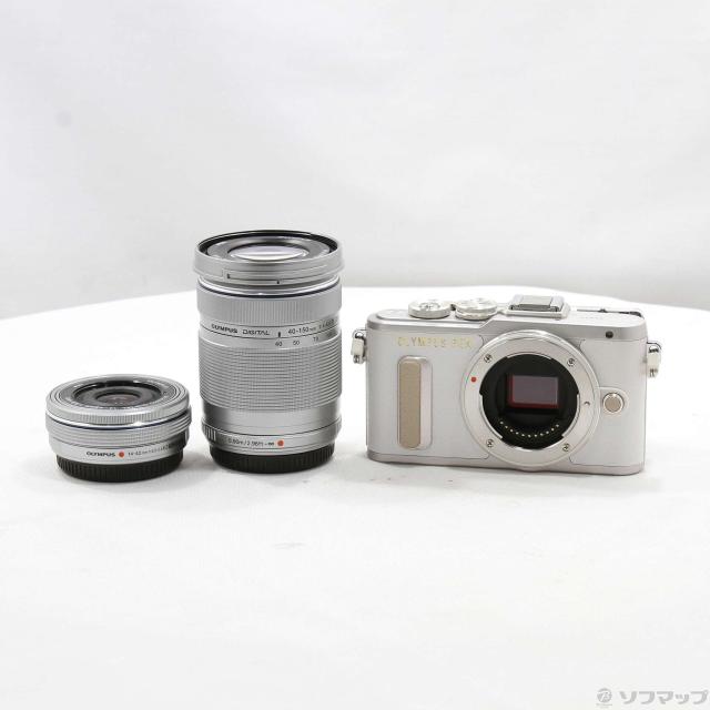 OLYMPUS PEN E-PL8 キット ホワイト 中古】OLYMPUS オリンパス PEN E