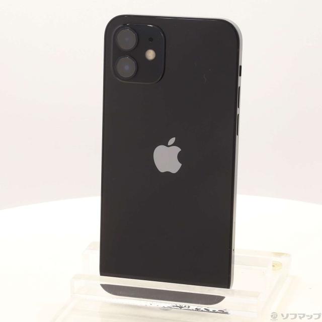 中古)Apple iPhone12 64GB ブラック MGHN3J/A SIMフリー(377-ud