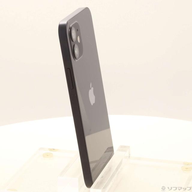 中古)Apple iPhone12 64GB ブラック MGHN3J/A SIMフリー(377-ud