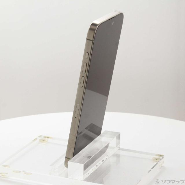 (中古)Apple iPhone15 Pro Max 512GB ナチュラルチタニウム MU6W3J/A SIMフリー(198-ud)