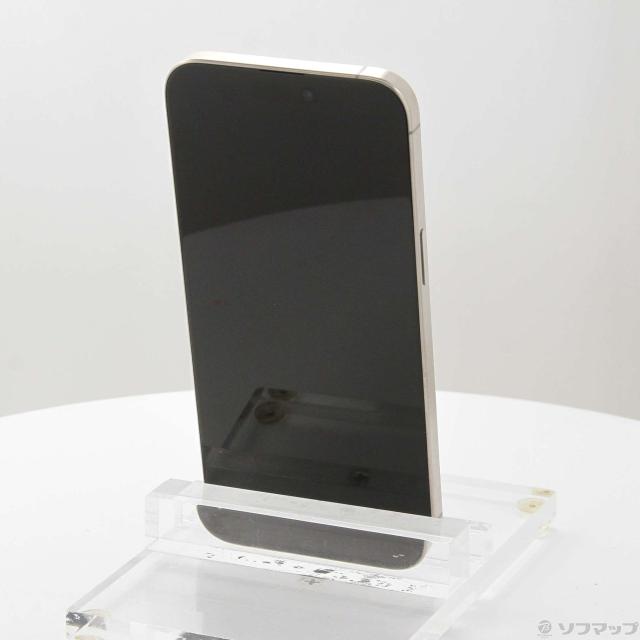 (中古)Apple iPhone15 Pro Max 512GB ナチュラルチタニウム MU6W3J/A SIMフリー(198-ud)