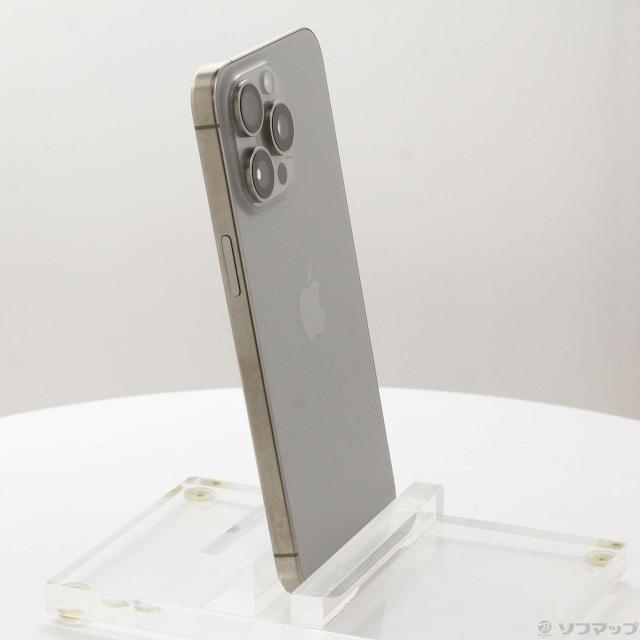(中古)Apple iPhone15 Pro Max 512GB ナチュラルチタニウム MU6W3J/A SIMフリー(198-ud)