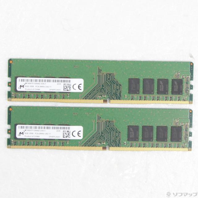 (中古)288P PC4-21300 DDR4-2666 16GB 8GB×2枚組(344-ud)