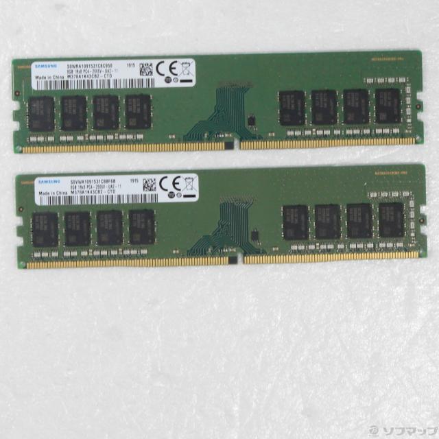(中古)288P PC4-21300 DDR4-2666 16GB 8GB×2枚組(262-ud)