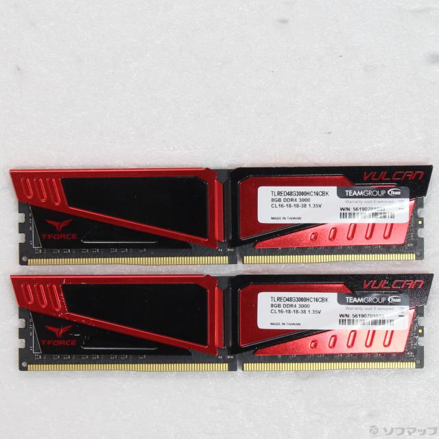 (中古)288P PC4-24000 DDR4-3000 16GB 8GB×2枚組(305-ud)