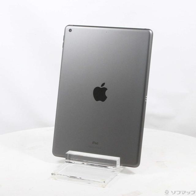 (中古)Apple iPad 第7世代 128GB スペースグレイ MW772LL/A Wi-Fi(348-ud)