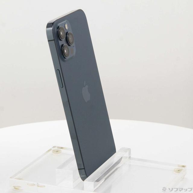 (中古)Apple iPhone12 Pro Max 256GB パシフィックブルー MGD23J/A SIMフリー(247-ud)