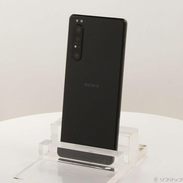(中古)SONY Xperia 1 II 128GB ブラック AUXP1II auロック解除SIMフリー(349-ud)