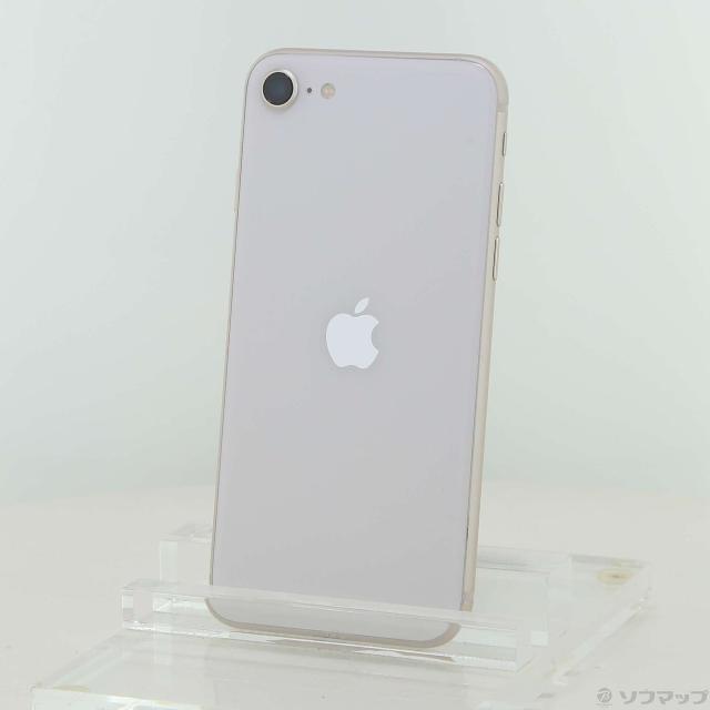 (中古)Apple iPhone SE 第3世代 256GB スターライト MMYK3J/A SIMフリー(348-ud)