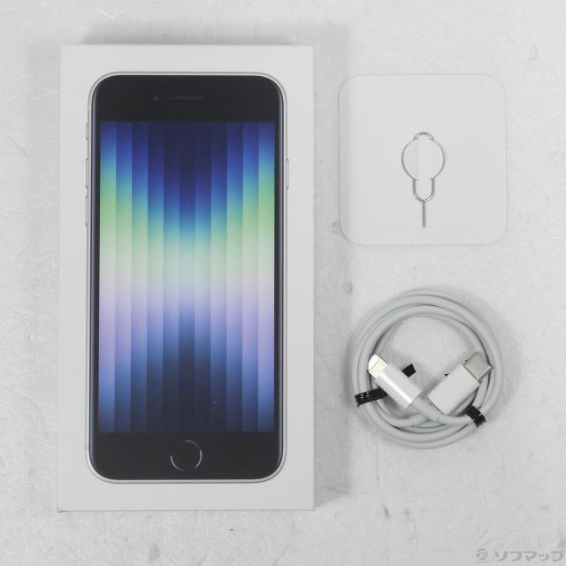 (中古)Apple iPhone SE 第3世代 256GB スターライト MMYK3J/A SIMフリー(348-ud)_4