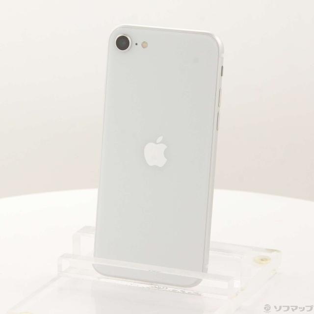(中古)Apple iPhone SE 第2世代 64GB ホワイト MHGQ3J/A SIMフリー(198-ud)