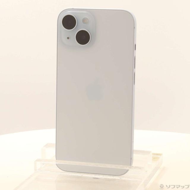 (中古)Apple iPhone15 256GB ブルー MTMR3J/A SIMフリー(258-ud)