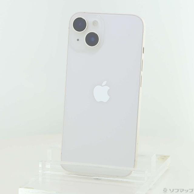 (中古)Apple iPhone14 128GB スターライト MPUQ3J/A SIMフリー(349-ud)
