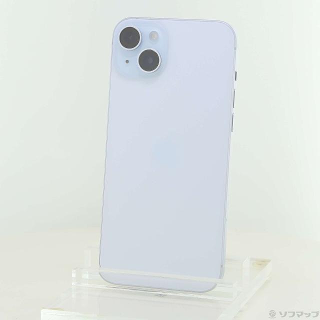 (中古)Apple iPhone15 Plus 128GB ブルー MU0D3J/A SIMフリー(276-ud)