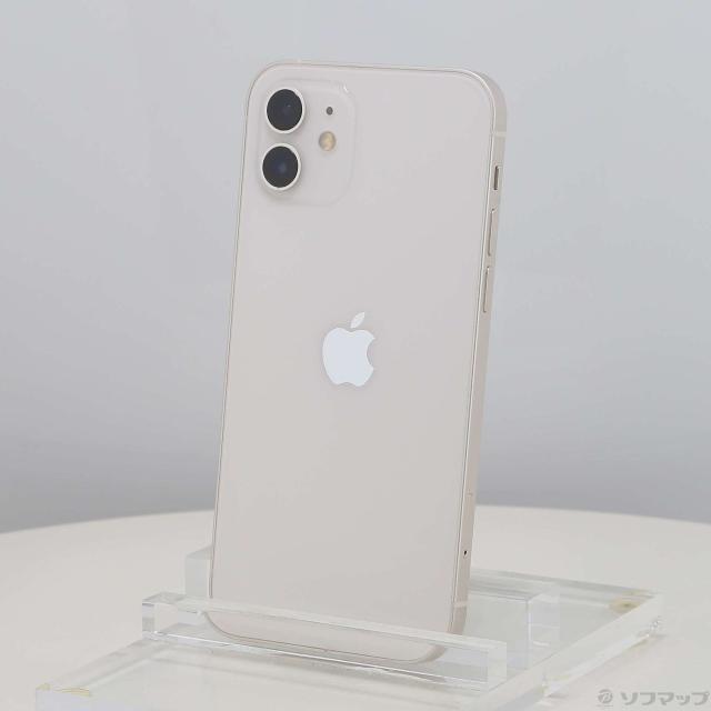 (中古)Apple iPhone12 128GB ホワイト MGHV3J/A SIMフリー(377-ud)