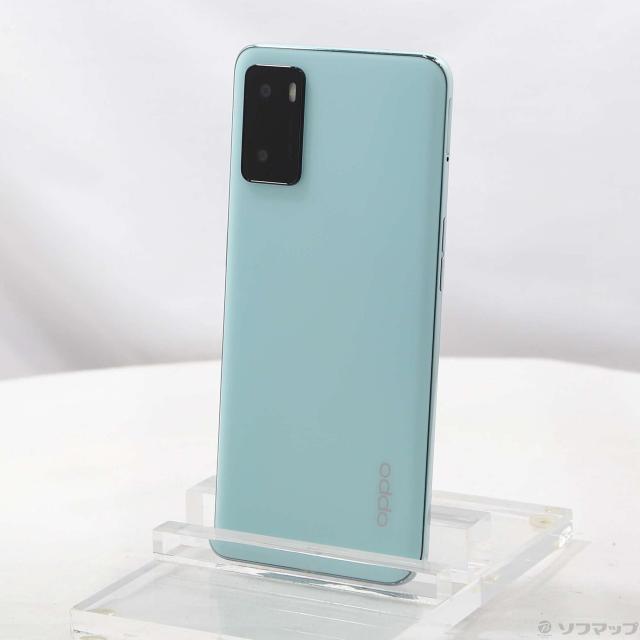 (中古)OPPO OPPO A55s 5G 64GB グリーン CPH2309 SIMフリー(349-ud)