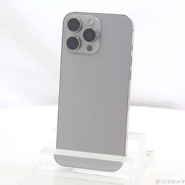 (中古)Apple iPhone16 Pro Max 256GB ナチュラルチタニウム MYWK3J/A SIMフリー(295-ud)