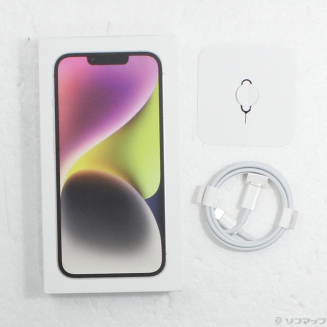 (中古)Apple iPhone14 128GB スターライト MPUQ3J/A SIMフリー(305-ud)_4