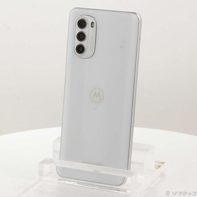 (中古)Motorola moto g52j 5G 128GB パールホワイト PATM0001JP SIMフリー(269-ud)