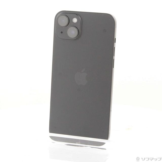 (中古)Apple iPhone15 Plus 128GB ブラック MU083J/A SIMフリー(276-ud)