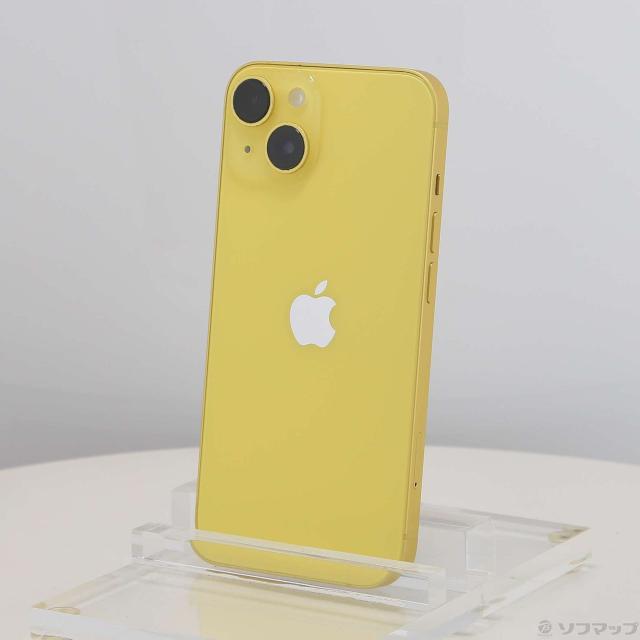 中古)Apple iPhone14 128GB イエロー MR3Q3J/A SIMフリー(305-ud 