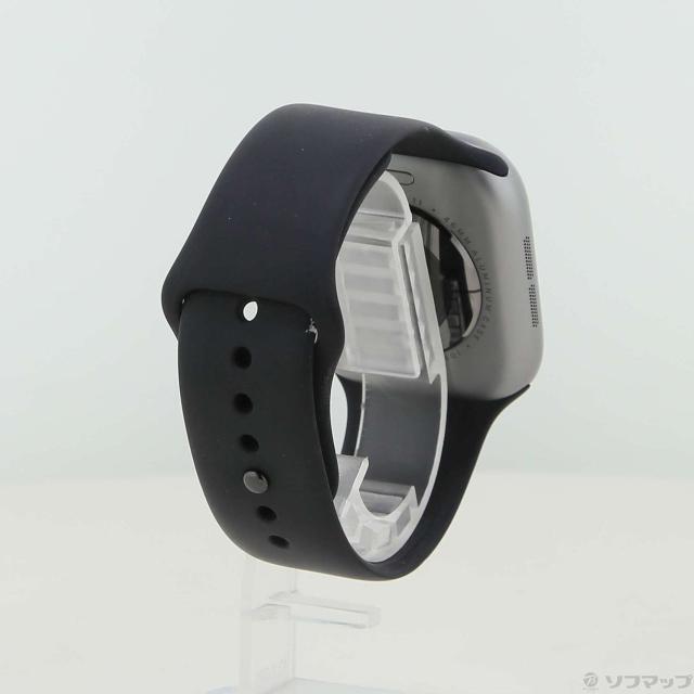 (中古)Apple Apple Watch Series 11 GPS 46mm スペースグレイアルミニウムケース ブラックスポーツバンド(196-ud)_2