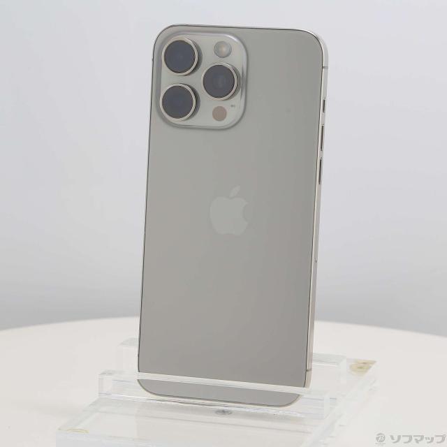 (中古)Apple iPhone15 Pro Max 256GB ナチュラルチタニウム MU6R3J/A SIMフリー(269-ud)