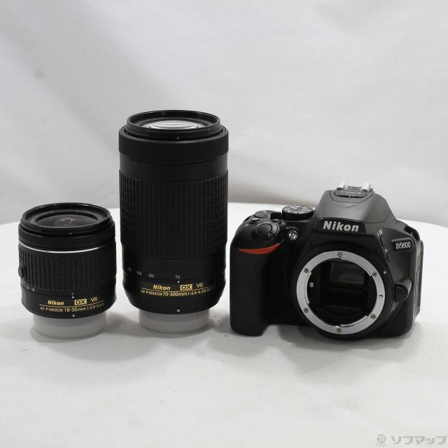 (中古)Nikon NIKON D5600 ダブルズームキット ブラック(305-ud)