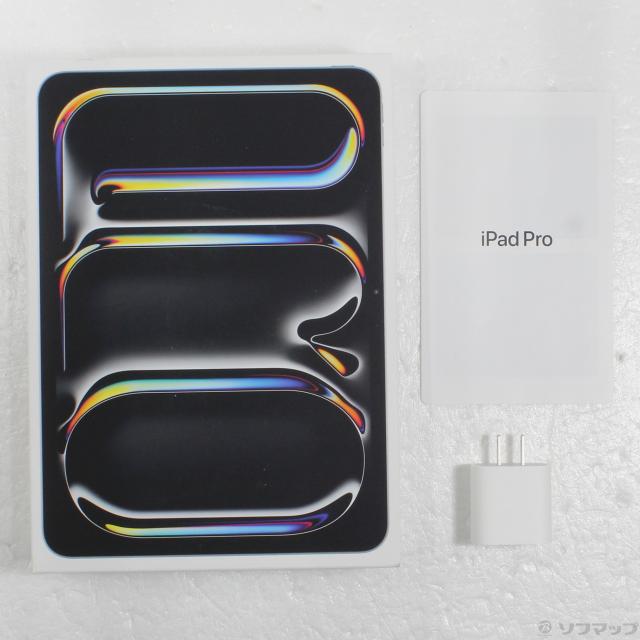 (中古)Apple iPad Pro 11インチ 第5世代 標準ガラス 256GB シルバー MVV93J/A Wi-Fi(348-ud)_4