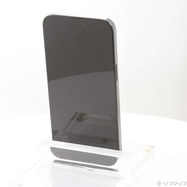 (中古)Apple iPhone15 Pro Max 256GB ブラックチタニウム MU6P3J/A SIMフリー(377-ud)