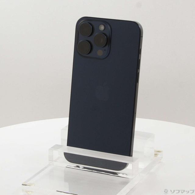 (中古)Apple iPhone15 Pro Max 256GB ブルーチタニウム MU6T3J/A SIMフリー(377-ud)