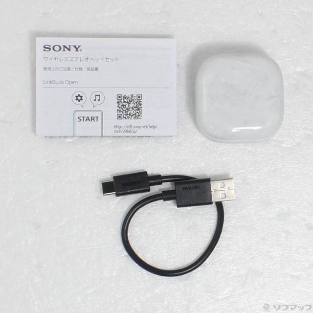 (中古)SONY LinkBuds Open WF-L910 WZ ホワイト(371-ud)_4