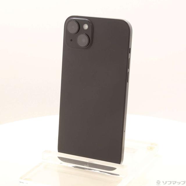 (中古)Apple iPhone15 Plus 128GB ブラック MU083J/A SIMフリー(377-ud)