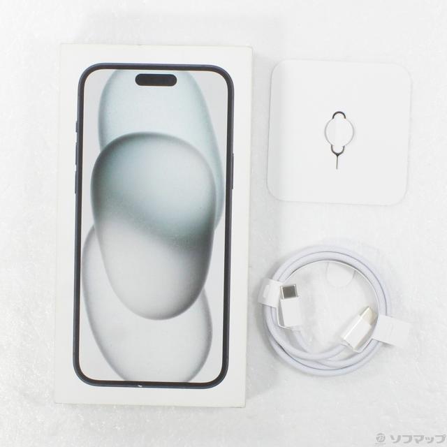 (中古)Apple iPhone15 Plus 128GB ブラック MU083J/A SIMフリー(377-ud)_4