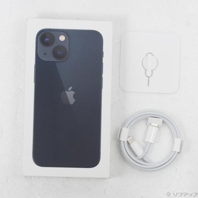 (中古)Apple iPhone13 mini 256GB ミッドナイト MLJJ3J/A SIMフリー(258-ud)_4