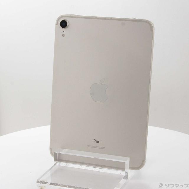 (中古)Apple iPad mini 第6世代 256GB スターライト MK8H3J/A auロック解除SIMフリー(276-ud)