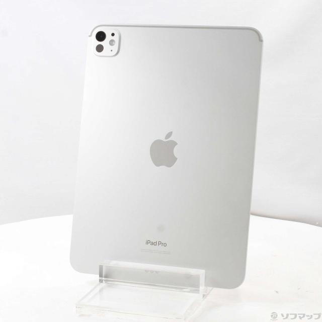(中古)Apple iPad Pro 11インチ 第5世代 Nano-textureガラス 2TB シルバー MWR93J/A Wi-Fi(377-ud)